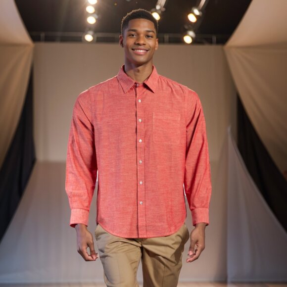 Men’s Chambray Shirt – Classic Style with Comfort and Durability - Picture 1 of 4